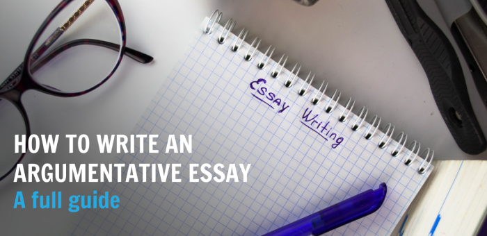 write an argumentative essay